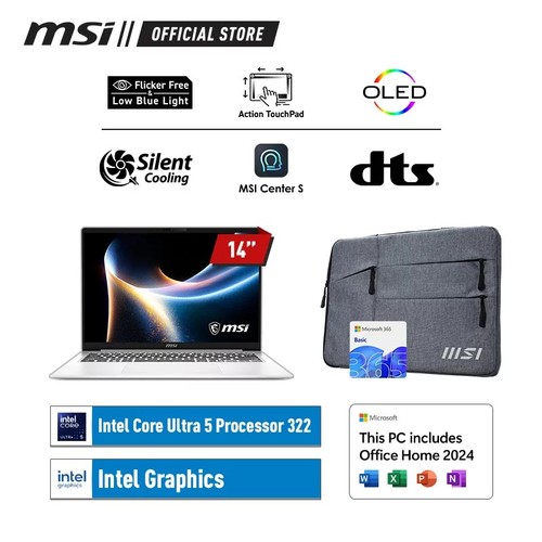 MSI Modern 14 C13M Intel Core i3-1315U 8GB 512GB SSD