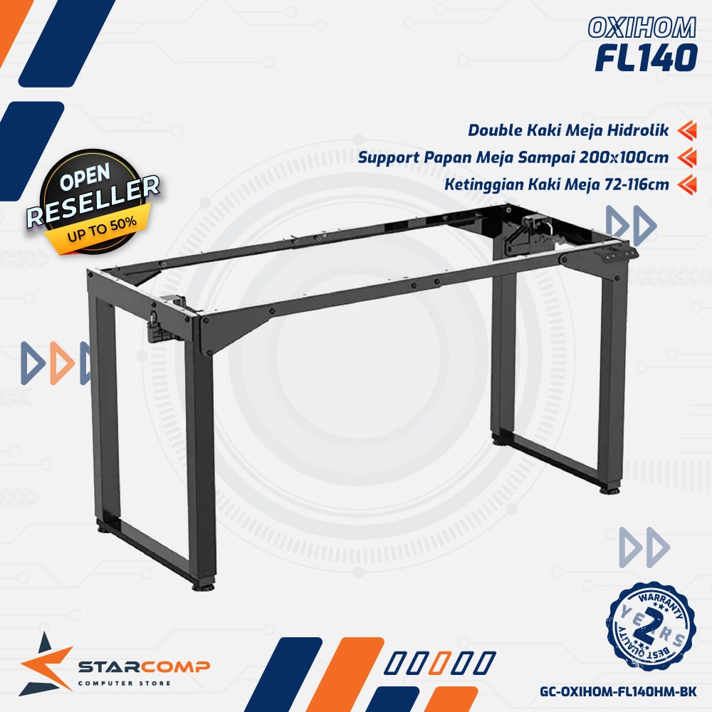 Oxihome Ergonomic Standing Desk Dual Motor Heavy Duty Frame