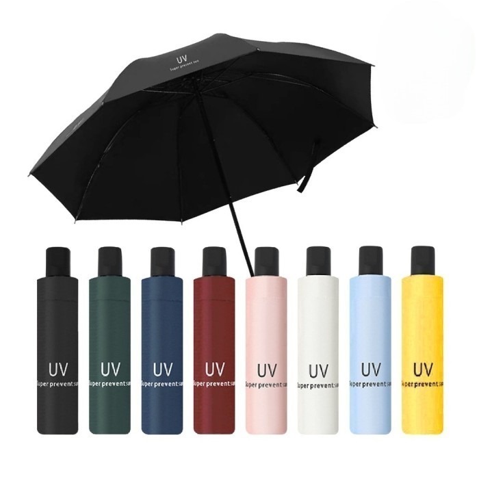 PAYUNG LIPAT ANTI SINAR UV MATAHARI PANAS HUJAN / PAYUNG LIPAT KOREA