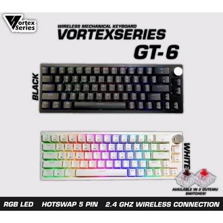 VortexSeries GT-65 Tri-Mode Wireless RGB Mechanical Keyboard Gasket Mount