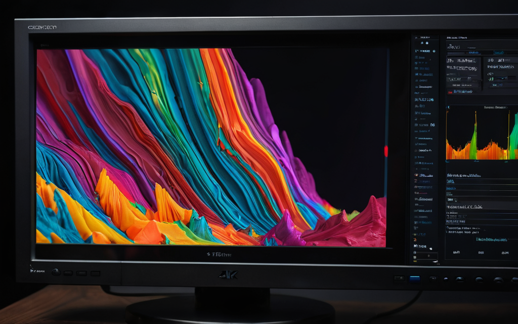 Akurasi Warna Profesional Gamut DCI-P3 dan sRGB pada Monitor IPS 4K