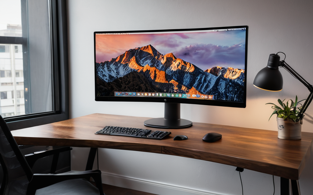 Setup Workstation Modern dengan Monitor Ultrawide Curved 34 Inci 2026
