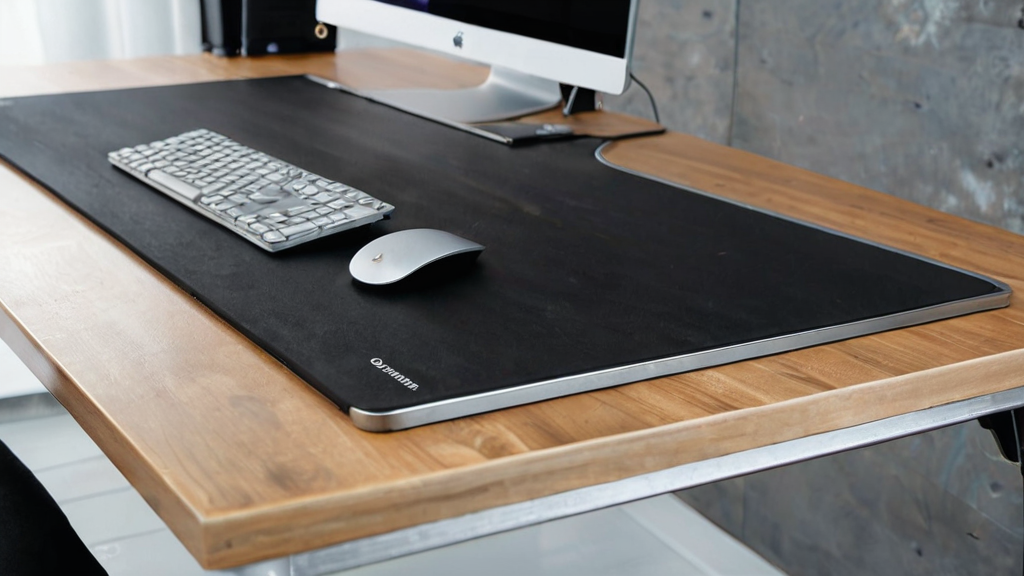 Detail Rekayasa Mekanik dan Desain Ergonomis Ergonomic Desk Mat & Desk Pad Kulit Vegan 2026: Optimalisasi Glide Mouse, Perlindungan Meja, & Estetika Setup
