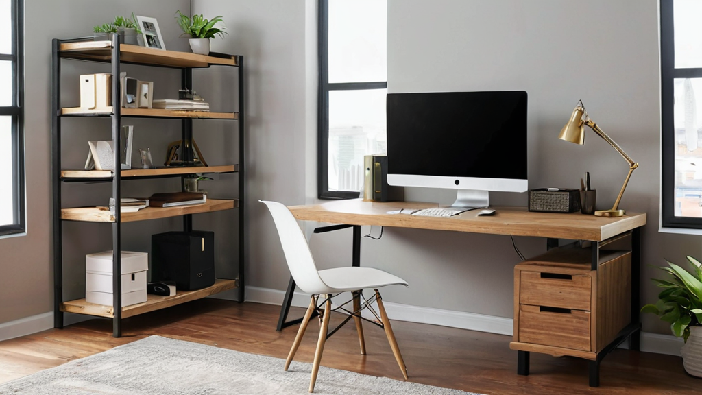 Panduan Desk Shelf & Monitor Riser Kayu Modular 2026: Sains Ergonomi Sudut Pandang Mata & Optimalisasi Ruang Kerja Vertikal