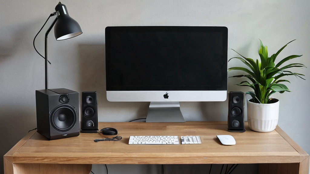 Panduan Lengkap Clamp-On Desktop Speaker Stand 2026: Sains Isolasi Akustik, Reduksi Resonansi Meja, & Penyelarasan Ear-Level Tweeter
