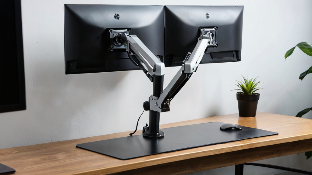 Detail Rekayasa Mekanik dan Desain Ergonomis Panduan Lengkap Ergonomic Monitor Arm Gas-Spring 2026: Sains Penyelarasan Eye-Level, Dekompresi Leher, & Optimalisasi Ruang Meja Minimalis