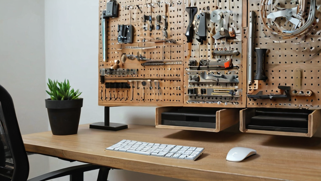 Detail Rekayasa Mekanik dan Desain Ergonomis Panduan Lengkap Desk Clamp Pegboard Organizer 2026: Sains Zona Jangkauan Ergonomis (Reach Zones), Reduksi Hambatan Kognitif, & Solusi Penyimpanan Vertikal Meja Kerja
