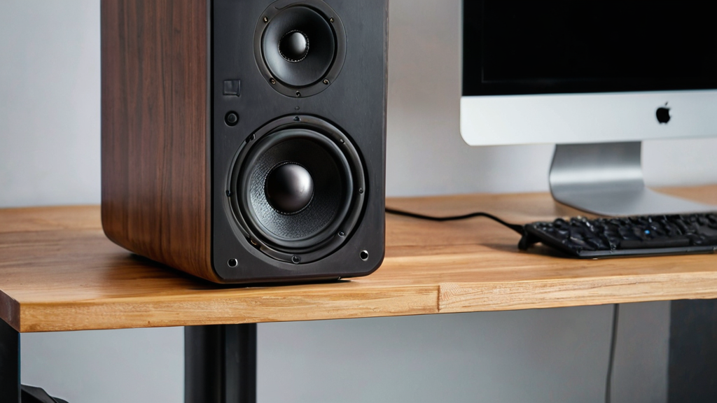 Detail Rekayasa Mekanik dan Desain Ergonomis Panduan Lengkap Clamp-On Desktop Speaker Stand 2026: Sains Isolasi Akustik, Reduksi Resonansi Meja, & Penyelarasan Ear-Level Tweeter