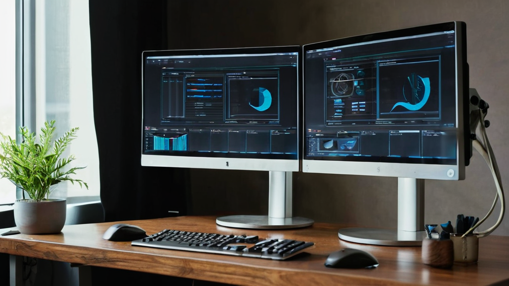 Detail Rekayasa Mekanik dan Desain Ergonomis Panduan Lengkap Vertical Stacked Monitor Setup 2026: Sains Ergonomi Sudut Pandang Vertikal, Reduksi Ketegangan Leher, & Solusi Produktivitas Layar Ganda Terbatas Ruang